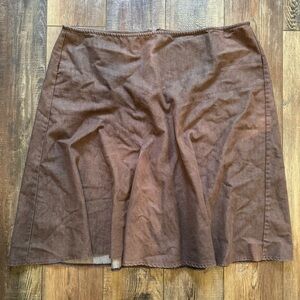 Cato brown Jean skirt